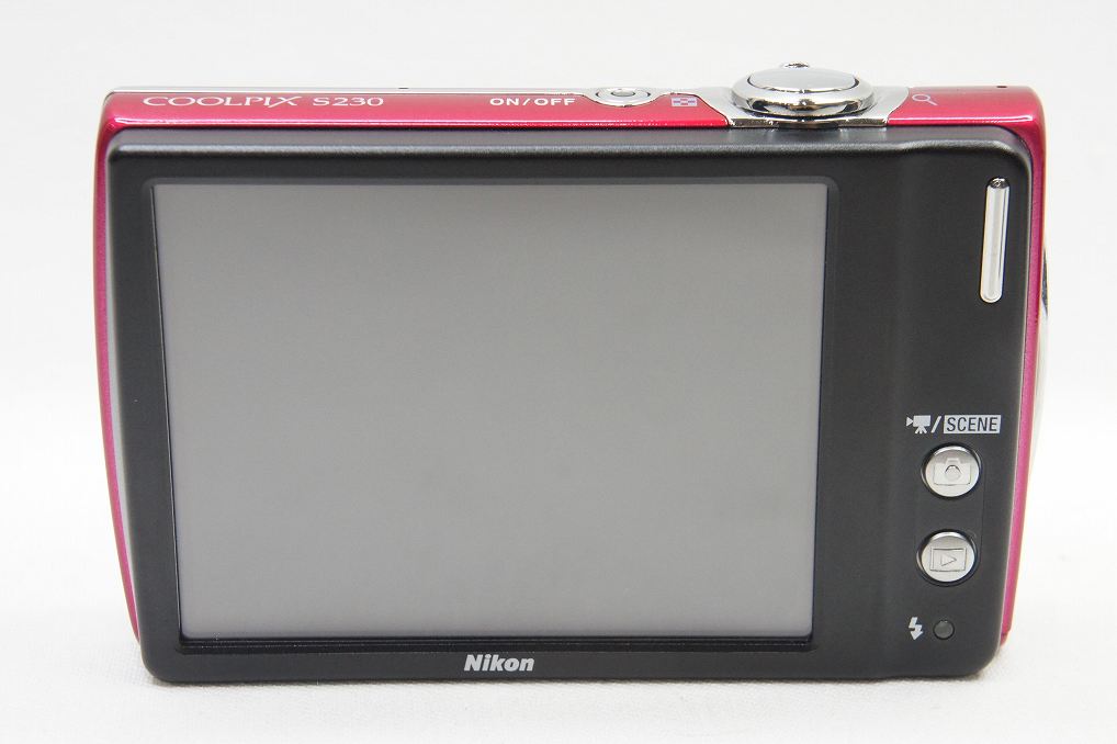 訳あり品 Nikon ニコン COOLPIX S230 コンパクトデジタルカメラ ローズレッド 250528p