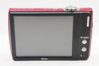 訳あり品 Nikon ニコン COOLPIX S230 コンパクトデジタルカメラ ローズレッド 250528p