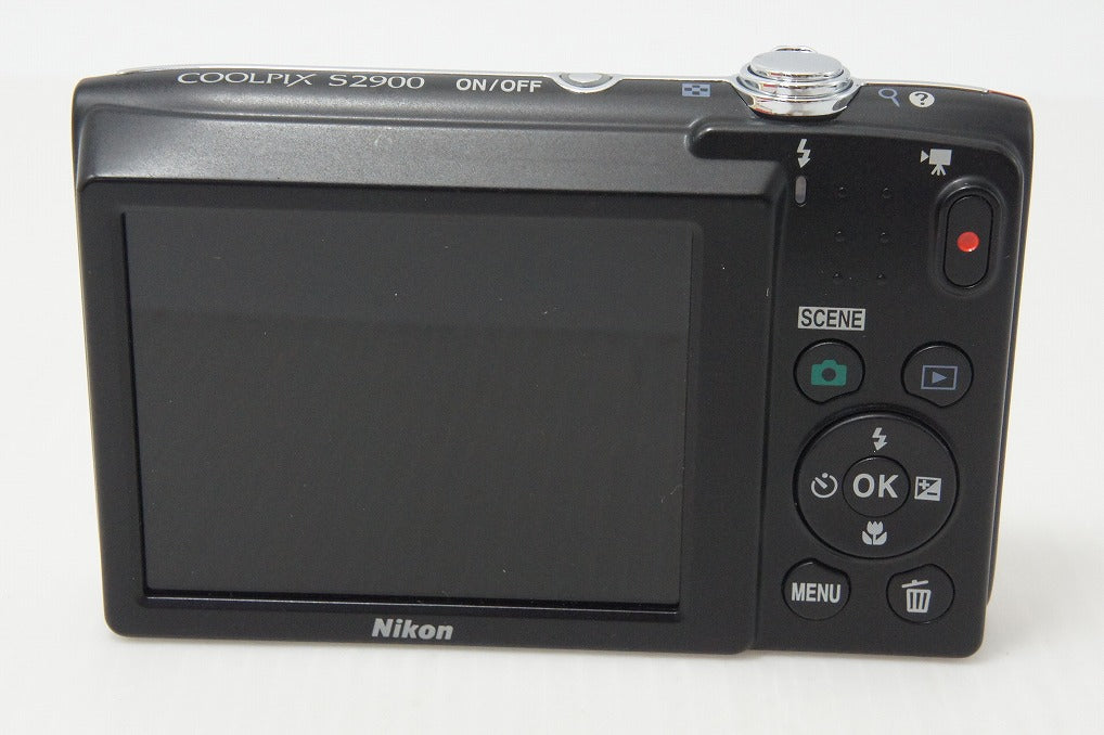 美品 Nikon ニコン COOLPIX S2900 コンパクトデジタルカメラ レッド 元箱付 260824d