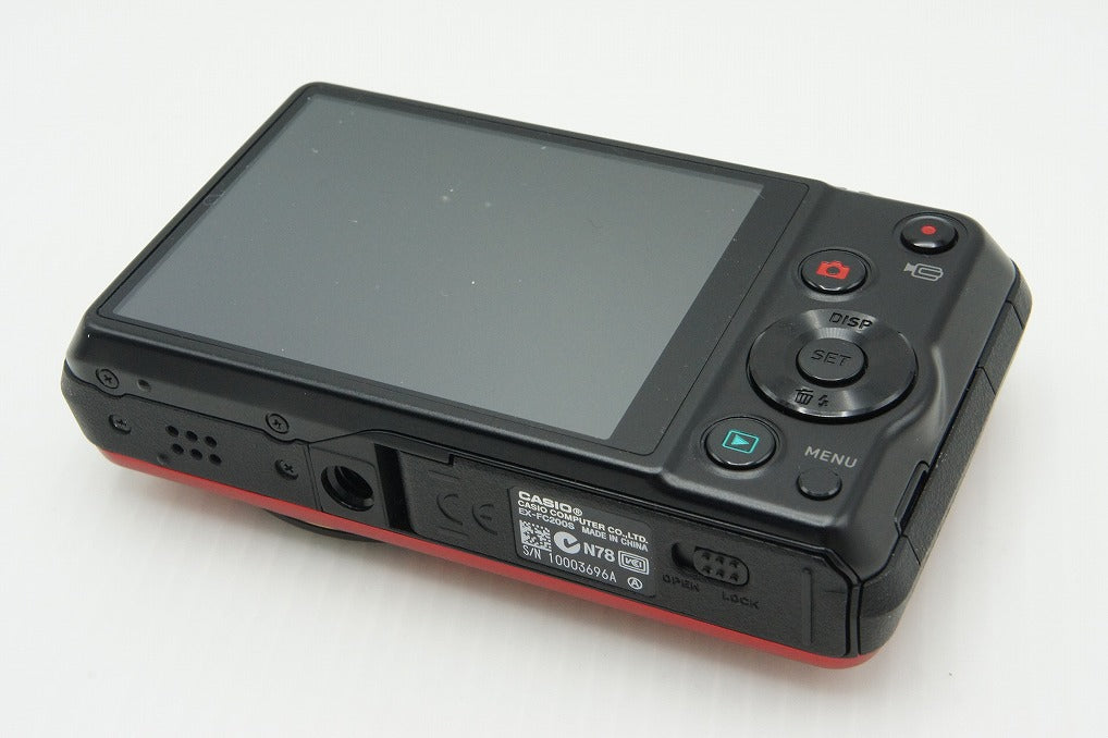 良品 CASIO カシオ EXILIM EX-FC200S コンパクトデジタルカメラ レッド 260206d