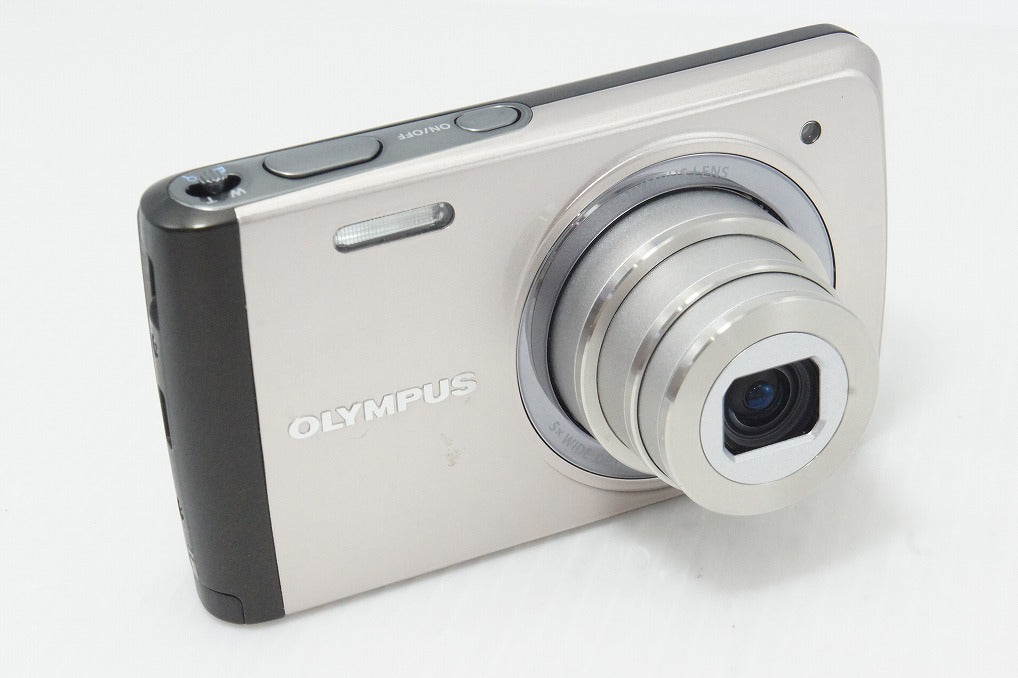 良品 OLYMPUS オリンパス STYLUS VH-410 コンパクトデジタルカメラ シルバー 元箱付 260512g