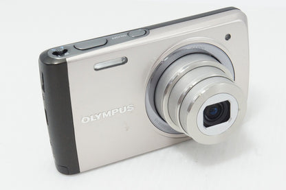 良品 OLYMPUS オリンパス STYLUS VH-410 コンパクトデジタルカメラ シルバー 元箱付 260512g