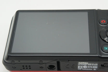 良品 CASIO カシオ EXILIM EX-FC200S コンパクトデジタルカメラ レッド 260206d