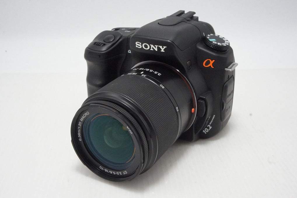 美品 SONY ソニー α200 レンズキット DSLR-A200K (DT 18-70mm F3.5-5.6 SAL1870) デジタル一眼レフカメラ 260514p