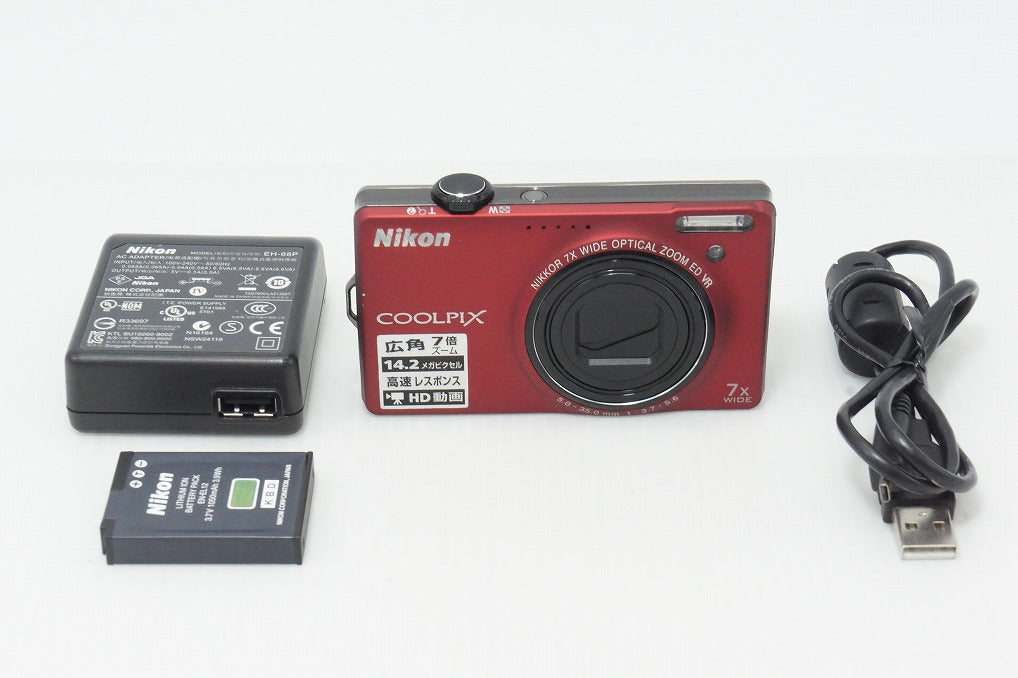 S6000 COOLPIX Nikon レッド - ニコン by コンパクトデジタルカメラ 並