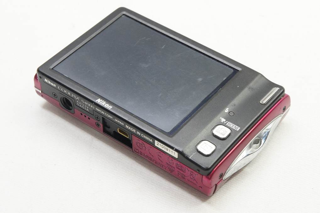 Nikon ニコン COOLPIX S4000 コンパクトデジタルカメラ ルビーレッド 250808m