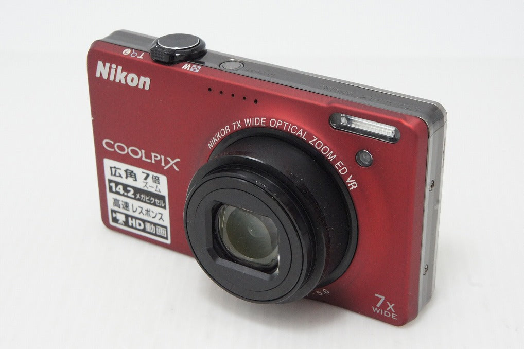 良品 Nikon ニコン COOLPIX S6000 コンパクトデジタルカメラ フラッシュレッド 260513r