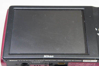 Nikon ニコン COOLPIX S4000 コンパクトデジタルカメラ ルビーレッド 250808m