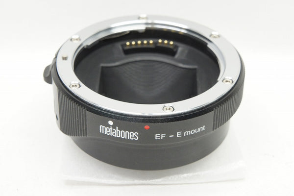 良品 METABONES 電子接点付 マウントアダプター Canon EFレンズ SONY Eボディ用 AF対応 240210f