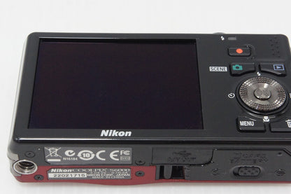 良品 Nikon ニコン COOLPIX S6000 コンパクトデジタルカメラ フラッシュレッド 260513r