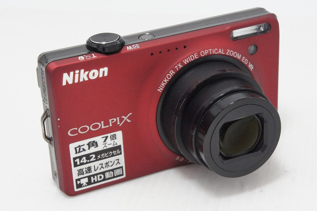 良品 Nikon ニコン COOLPIX S6000 コンパクトデジタルカメラ フラッシュレッド 260513r