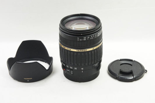 TAMRON AF 18-200mm F3.5-6.3 XR Di II LD Aspherical IF MACRO A14 Canon EF フード付 250528w