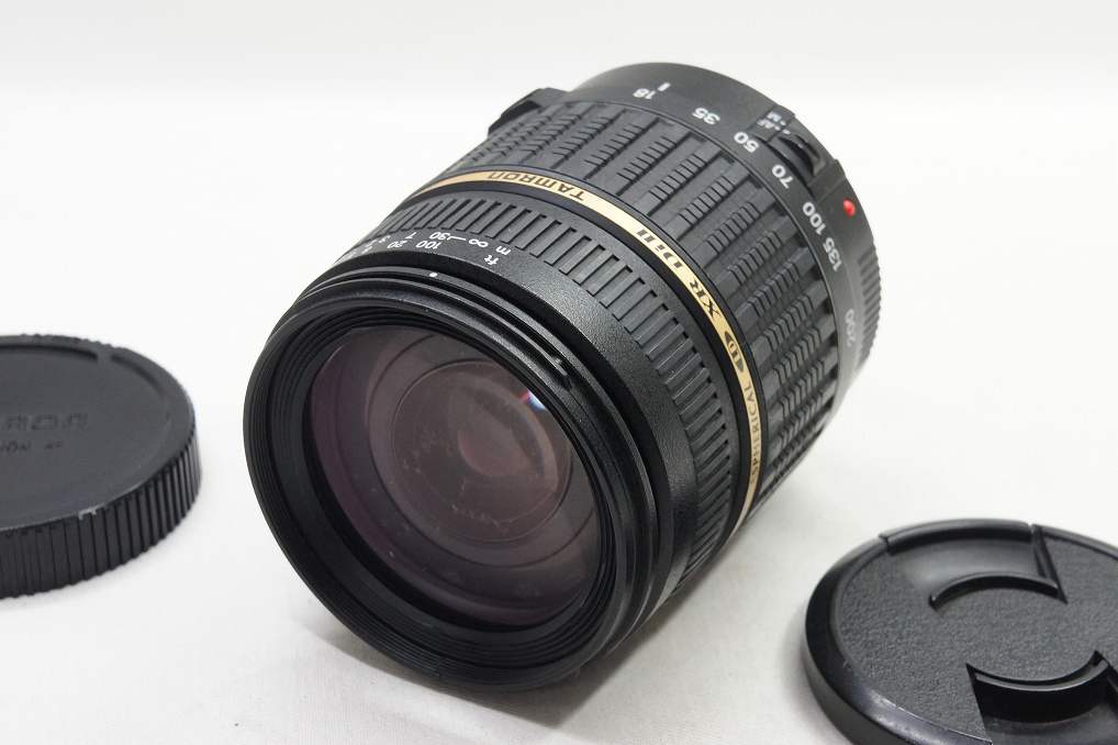 TAMRON AF 18-200mm F3.5-6.3 XR Di II LD Aspherical IF MACRO A14 Canon EF フード付 250528w