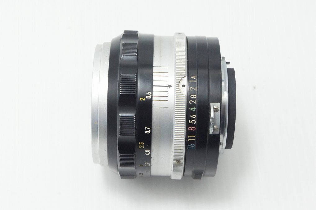訳あり品 Nikon ニコン Nikkor-S Auto 50mm F1.4 MF 非Ai 単焦点レンズ フード付 260820t