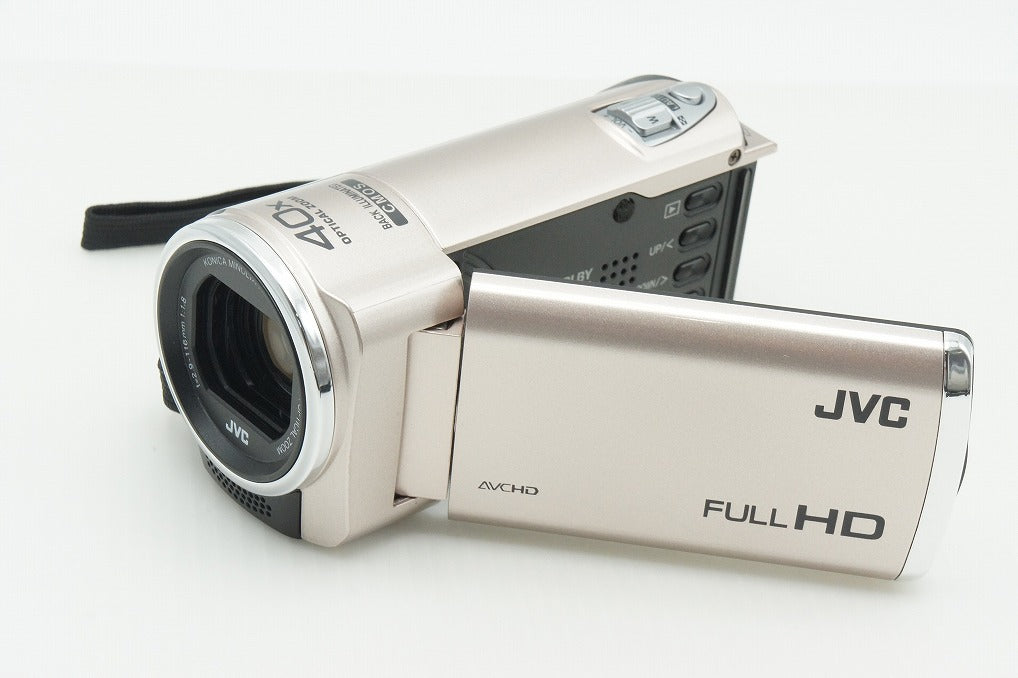 Excellent Condition JVC Kenwood Everio GZ-E77 Digital Video Camera Pink Gold 260206j