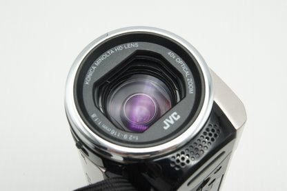 美品 JVC ケンウッド Everio GZ-E77 デジタルビデオカメラ ピンクゴールド 260206j