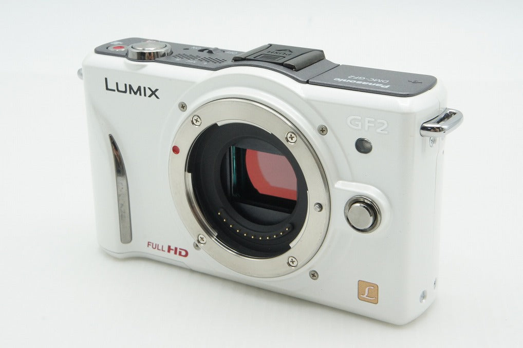 美品 Panasonic パナソニック LUMIX DMC-GF2 ボディ ミラーレス一眼カメラ ホワイト 元箱付 260209h