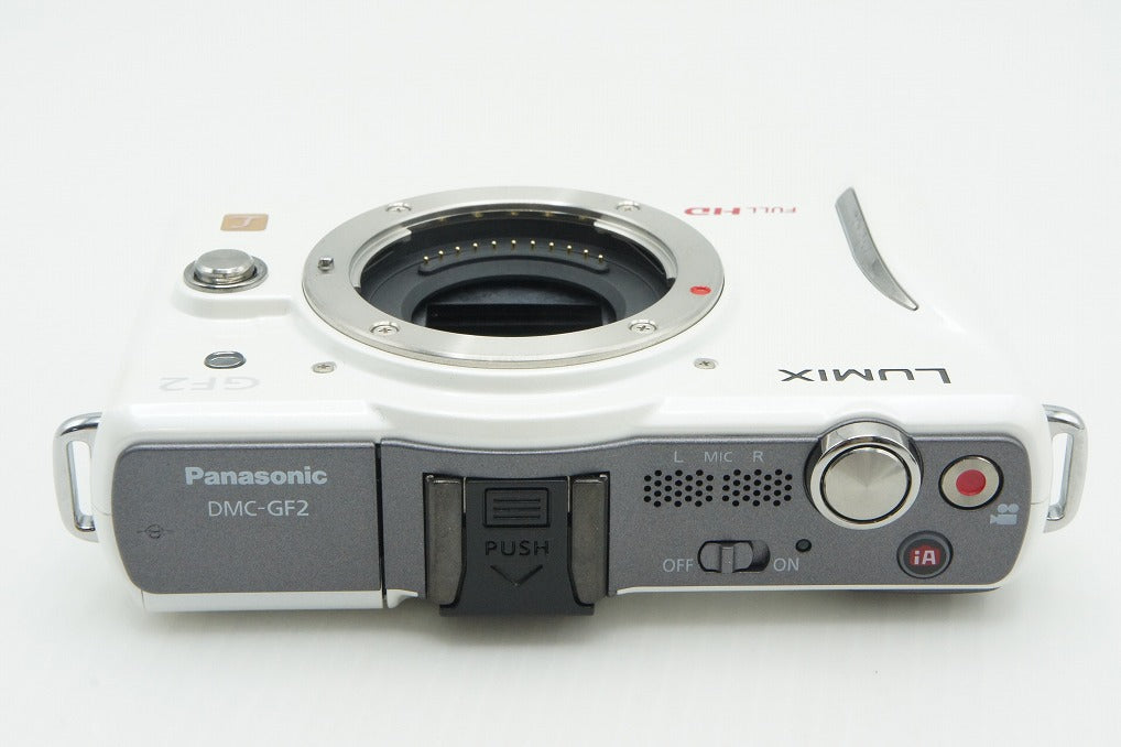 美品 Panasonic パナソニック LUMIX DMC-GF2 ボディ ミラーレス一眼カメラ ホワイト 元箱付 260209h