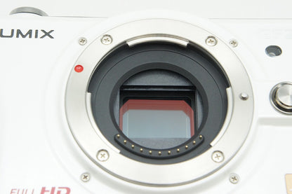 美品 Panasonic パナソニック LUMIX DMC-GF2 ボディ ミラーレス一眼カメラ ホワイト 元箱付 260209h