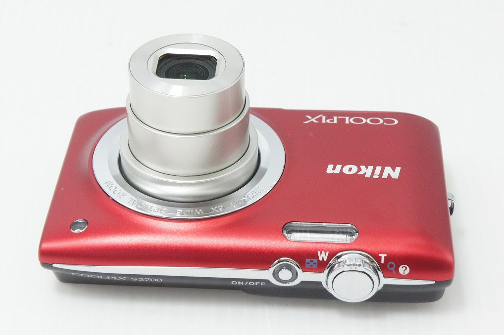 美品 Nikon ニコン COOLPIX S2700 コンパクトデジタルカメラ レッド 260824n
