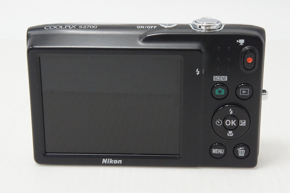 美品 Nikon ニコン COOLPIX S2700 コンパクトデジタルカメラ レッド 260824n