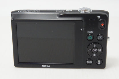 美品 Nikon ニコン COOLPIX S2700 コンパクトデジタルカメラ レッド 260824n
