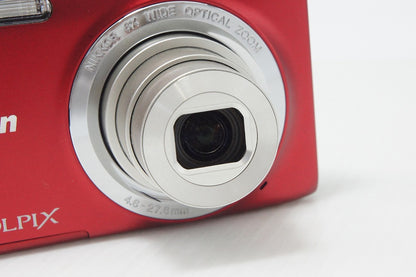 美品 Nikon ニコン COOLPIX S2700 コンパクトデジタルカメラ レッド 260824n