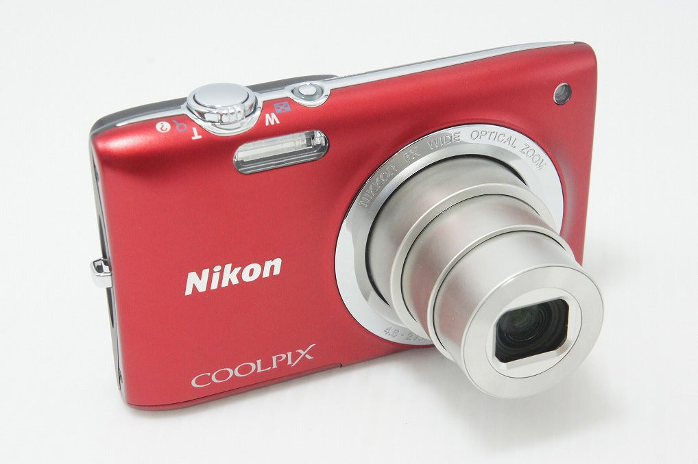 美品 Nikon ニコン COOLPIX S2700 コンパクトデジタルカメラ レッド 260824n