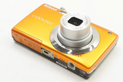 美品 Nikon ニコン COOLPIX S3000 コンパクトデジタルカメラ ファインオレンジ 250808l