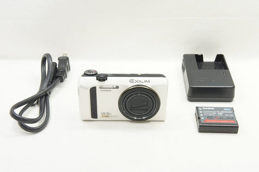 訳あり品 CASIO カシオ EXILIM EX-ZR100 コンパクトデジタルカメラ ホワイト 250528m