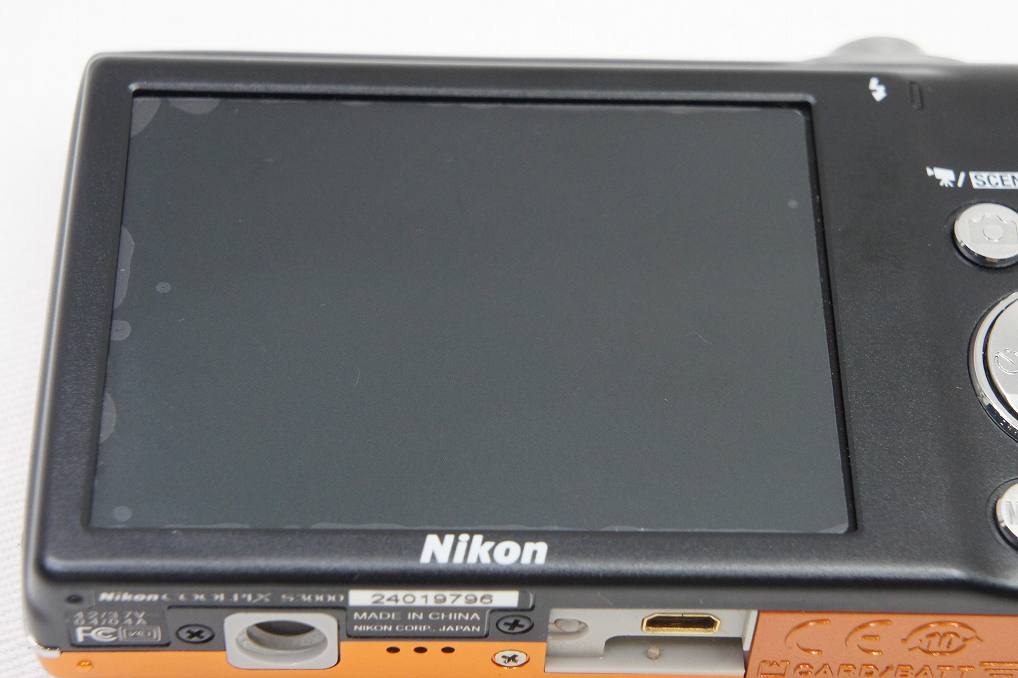 美品 Nikon ニコン COOLPIX S3000 コンパクトデジタルカメラ ファインオレンジ 250808l