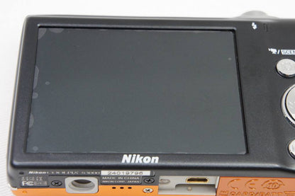 美品 Nikon ニコン COOLPIX S3000 コンパクトデジタルカメラ ファインオレンジ 250808l