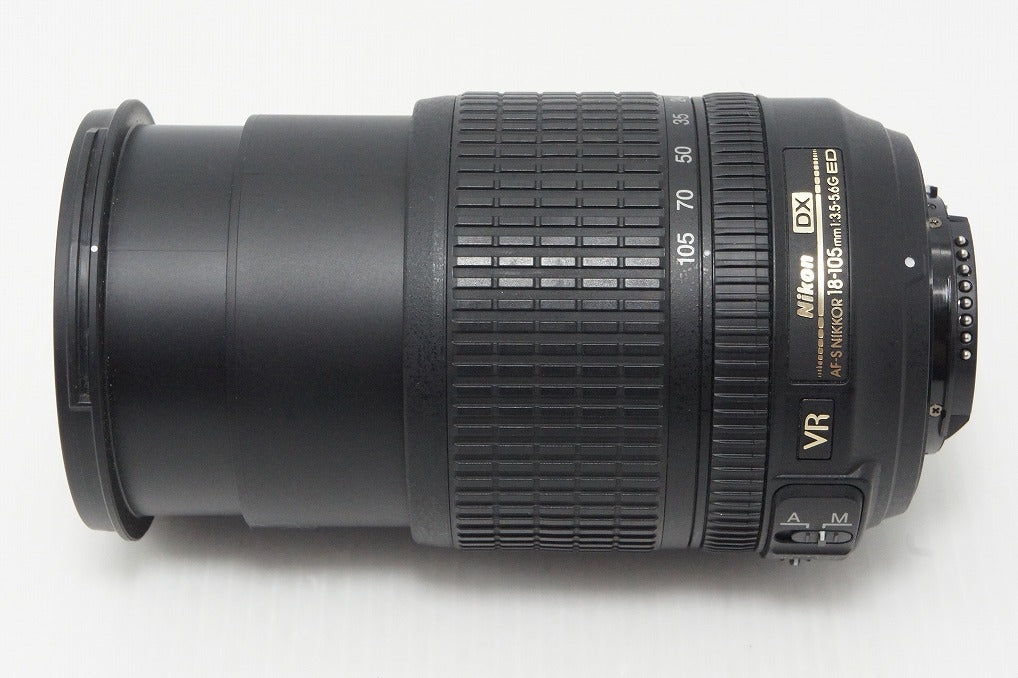 美品 Nikon ニコン AF-S DX NIKKOR 18-105mm F3.5-5.6G ED VR APS-C ズームレンズ フード付 260514b