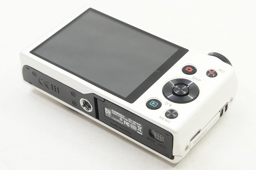 訳あり品 CASIO カシオ EXILIM EX-ZR100 コンパクトデジタルカメラ ホワイト 250528m