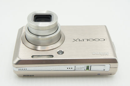 良品 Nikon ニコン COOLPIX S600 コンパクトデジタルカメラ ピンクゴールド ケース付 260209f