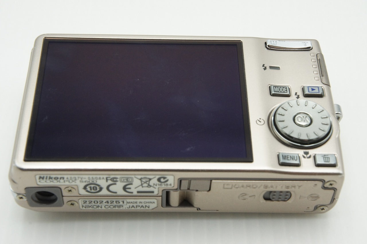 良品 Nikon ニコン COOLPIX S600 コンパクトデジタルカメラ ピンクゴールド ケース付 260209f