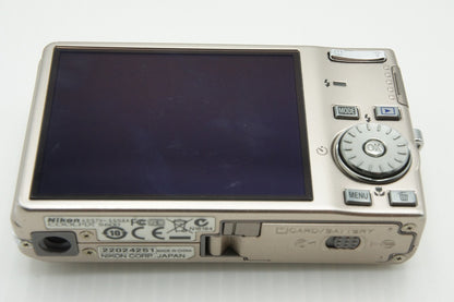 良品 Nikon ニコン COOLPIX S600 コンパクトデジタルカメラ ピンクゴールド ケース付 260209f