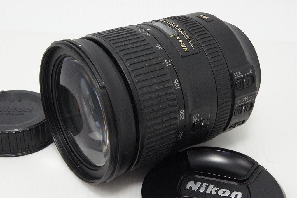 Nikon ニコン AF-S NIKKOR 28-300mm F3.5-5.6G ED VR ズームレンズ フード付 260515d