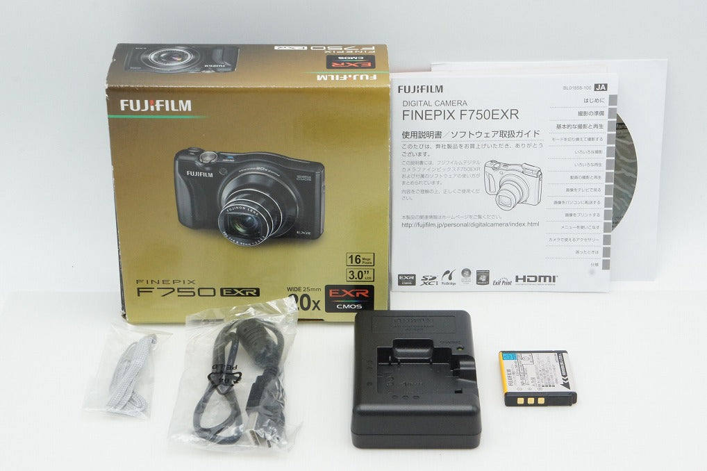 FUJIFILM フジフィルム FinePix Z750EXR コンパクトデジタルカメラ ブラック 元箱付 260313ac