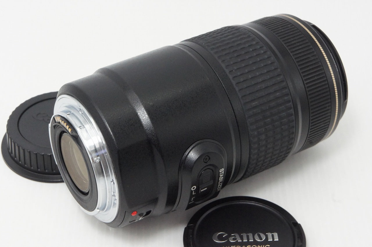 良品 Canon キヤノン EF 75-300mm F4-5.6 IS USM フルサイズ ズームレンズ ポーチ付 260514h