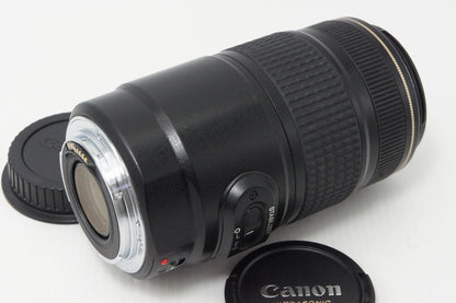 良品 Canon キヤノン EF 75-300mm F4-5.6 IS USM フルサイズ ズームレンズ ポーチ付 260514h