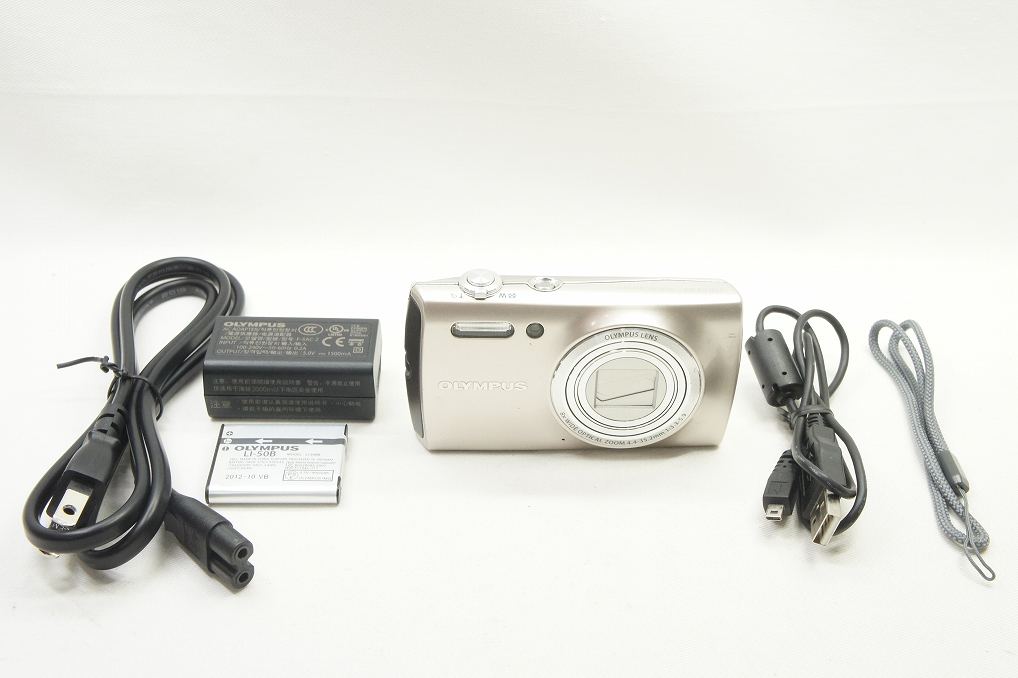 【美品】OLYMPUS VH VH-515 SILVER オリンパス　シルバー OLYMPUS オリンパス STYLUS VH-515 コンパクトデジタルカメラ