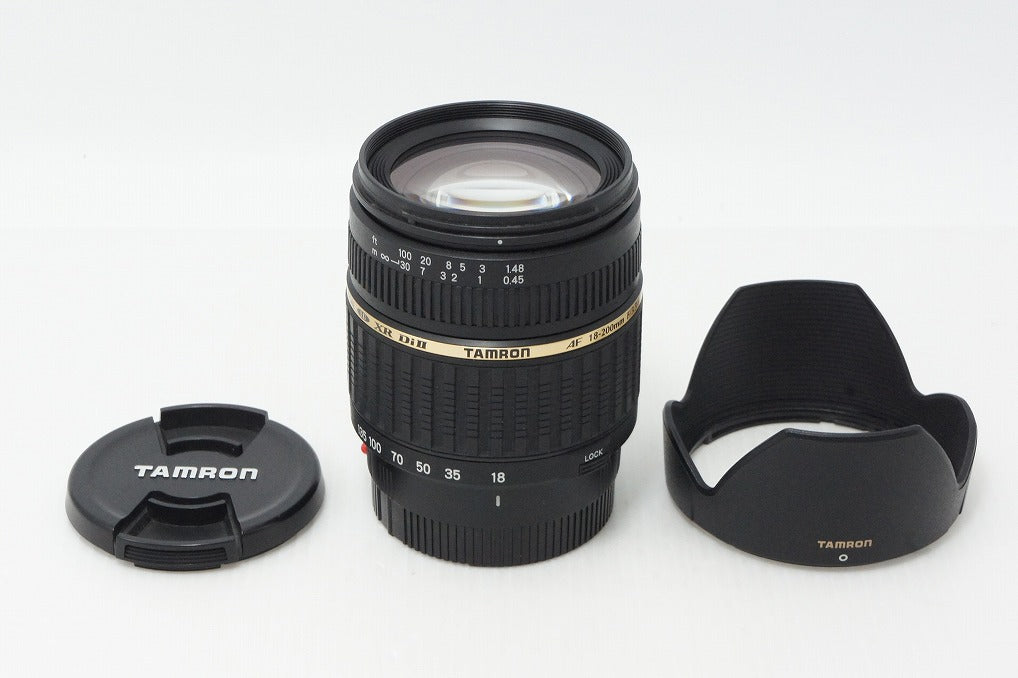 美品 TAMRON AF 18-200mm F3.5-6.3 XR Di II LD Aspherical IF MACRO A14 SONY MINOLTA αマウント フード付 260514q