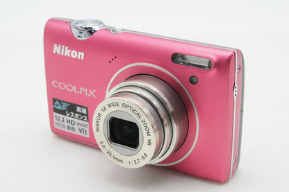 Nikon ニコン COOLPIX S5100 コンパクトデジタルカメラ ホットピンク 元箱付 260313g