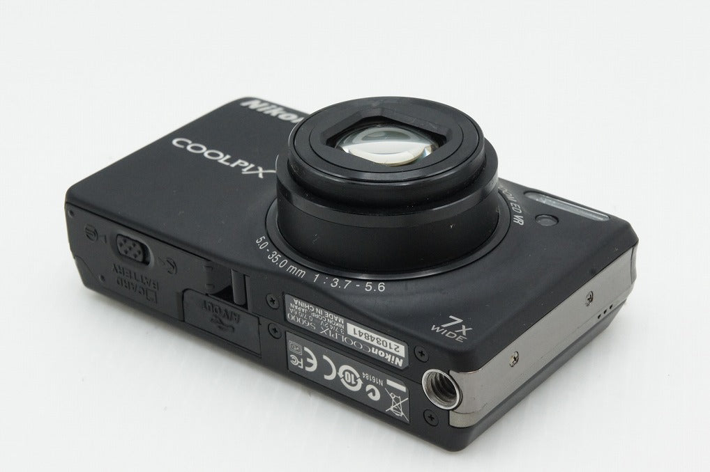 Nikon ニコン COOLPIX S6000 コンパクトデジタルカメラ ノーブルブラック 元箱付 260319ab