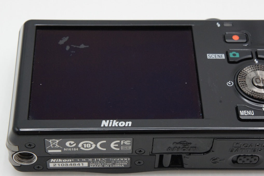 Nikon ニコン COOLPIX S6000 コンパクトデジタルカメラ ノーブルブラック 元箱付 260319ab