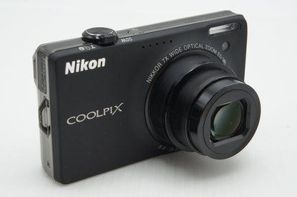 Nikon ニコン COOLPIX S6000 コンパクトデジタルカメラ ノーブルブラック 元箱付 260319ab