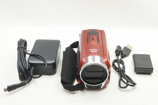 良品 Canon キヤノン iVIS HF R31 デジタルビデオカメラ レッド 250811b