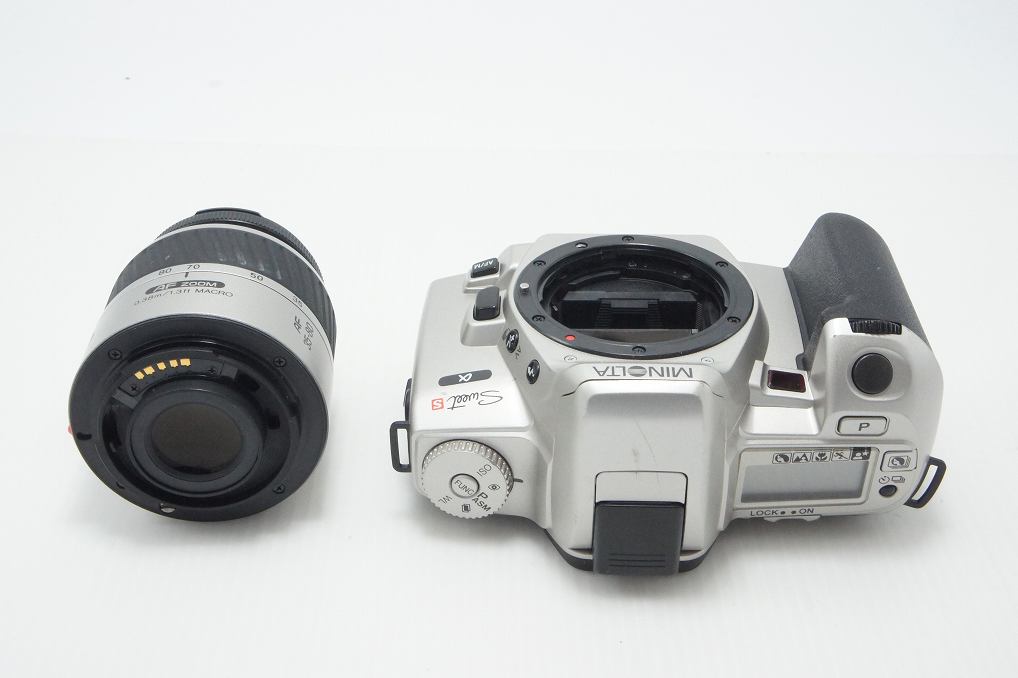 MINOLTA ミノルタ α Sweet s + AF 35-80mm レンズキット フィルム一眼レフカメラ シルバー 260825o