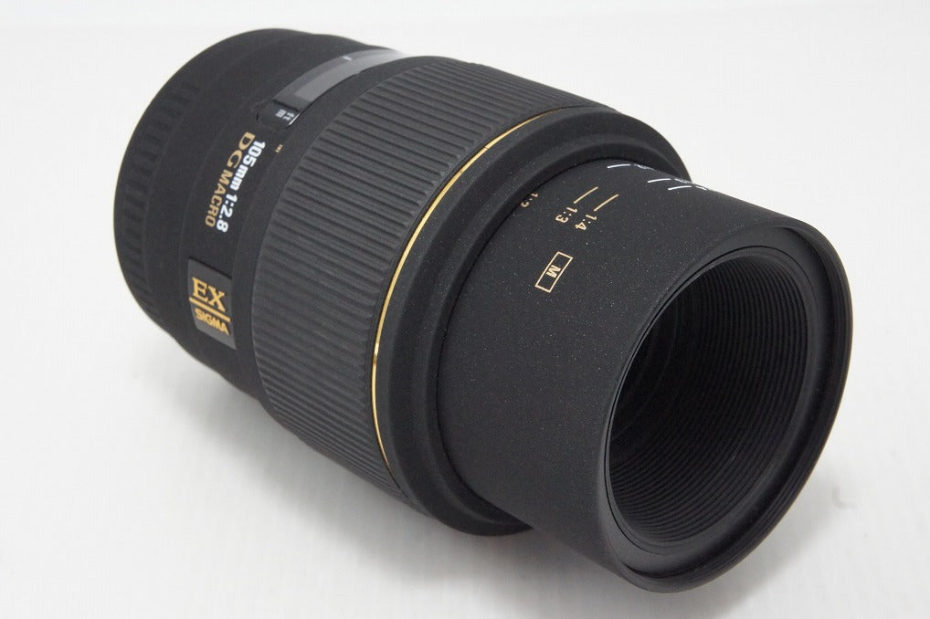 良品 SIGMA シグマ 105mm F2.8 EX DG MACRO SONY ソニー MINOLTA ミノルタ αマウント 単焦点レンズ 260518g
